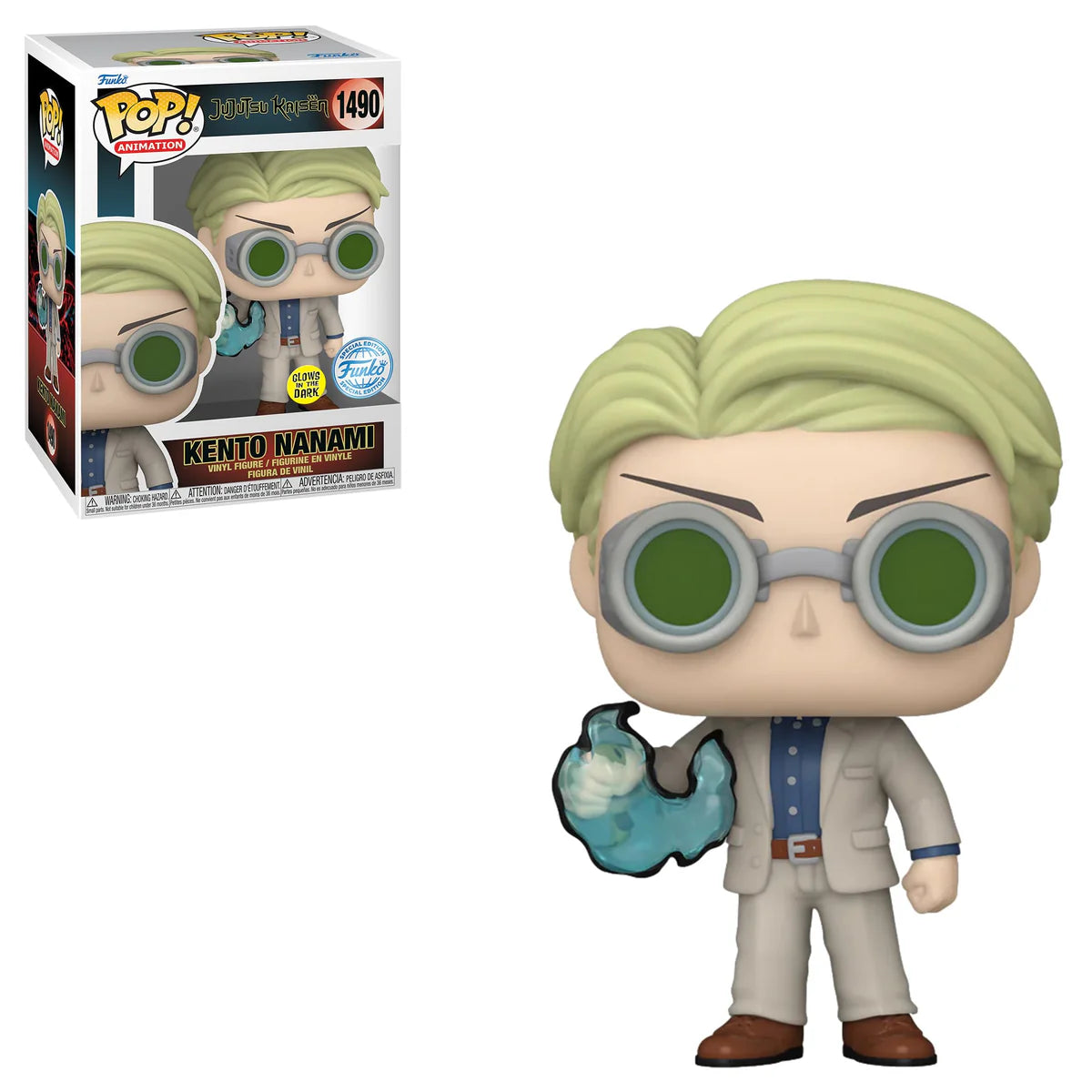 #1490 Funko Pop Kento Nanami (Glow in the Dark)